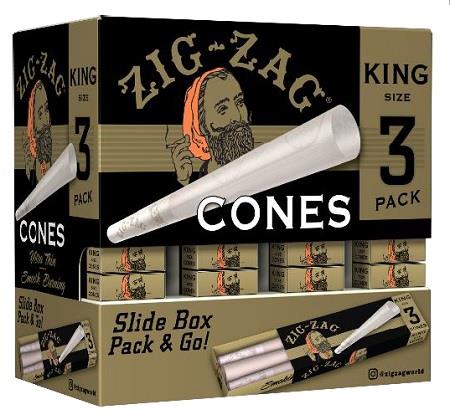 ZIG ZAG (CONES) KING DISPLAY Smoker Accessories Wholesale Distributor in Montreal Quebec