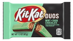 KIT KAT DUOS DARK CHOC.MINT Chocolate Convenience and Grocery Wholesale Distributor in Montreal Quebec