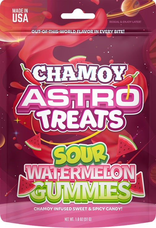 ASTRO TREATS *CHAMOY* -WATERMELON Candy Convenience and Grocery Wholesale Distributor in Montreal Quebec