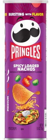 PRINGLES LG. SPICY LOADED NACHOS Convenience and Grocery Store Supplies Wholesale Distributor in Montreal Quebec