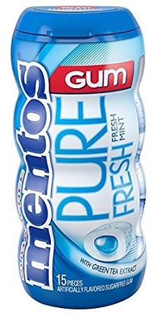 MENTOS  GUM PURE FRESH FRESH MINT 15PC Chewing Gum Convenience and Grocery Wholesale Distributor in Montreal Quebec