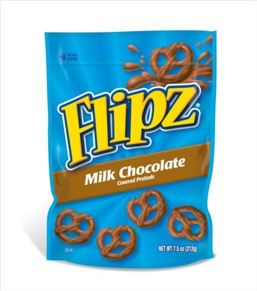 FLIPZ 7.5OZ MILK CHOC POUCH Chocolate Convenience and Grocery Wholesale Distributor in Montreal Quebec