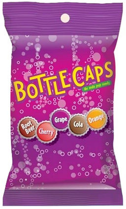 Bottle Caps 2 oz peg bag candy package