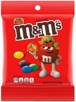 M&M PEG BAG PEANUT BUTTER 5.1OZ Chocolate Convenience and Grocery Wholesale Distributor in Montreal Quebec