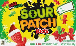 SOUR PATCH KIDS RED&GREEAN 3.1OZ BOX Candy Convenience and Grocery Wholesale Distributor in Montreal Quebec