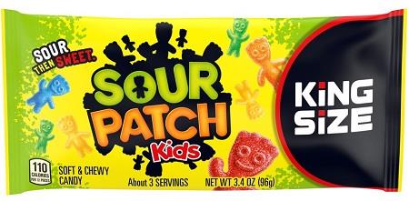 Sour Patch Kids king-size box, 3.4 oz