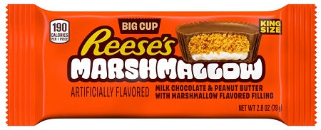 Reese's Big Cup Marshmallow king size chocolate peanut butter cups, 16-count box