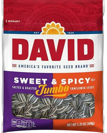 DAVID JUMBO SWEET & SPICY Convenience and Grocery Snacks Wholesale Distributor in Montreal Quebec