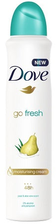 DOVE DEOD. SPRAY PEAR & ALOE VERAPersonal Care Products Wholesale Distributor in Montreal Quebec