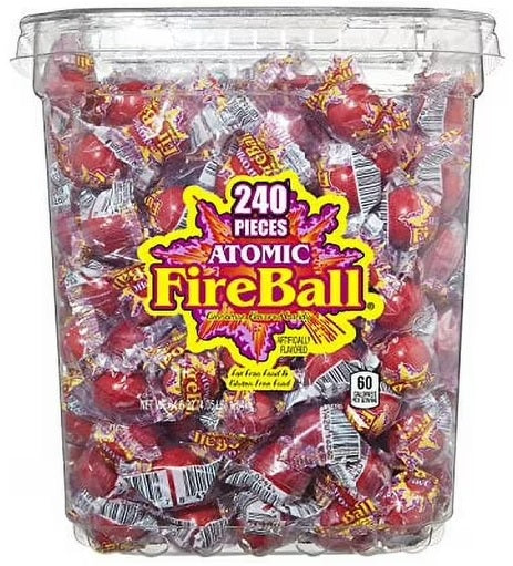 ATOMIC FIREBALL JAR -.15 Candy Convenience and Grocery Wholesale Distributor in Montreal Quebec