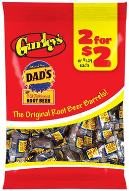 GURLEY'S 2/$2 ROOT BEER BARRELS Candy Convenience and Grocery Wholesale Distributor in Montreal Quebec
