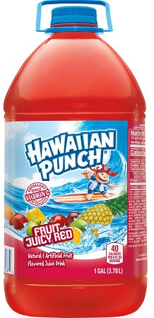 HAWAIIAN PUNCH 1 GAL. FRUIT JUICY RED Beverage Soda and Juice  Wholesale Distributor in Montreal Quebec