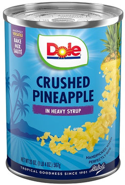 DOLE PINEAPPLE CRUSHED (SYRUP) Canned Grocery Products from Wholesale Distributor in Montreal Quebec