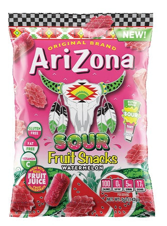 ARIZONA FRUIT SNACKS SOUR WATERMELON Convenience and Grocery Snacks Wholesale Distributor in Montreal Quebec