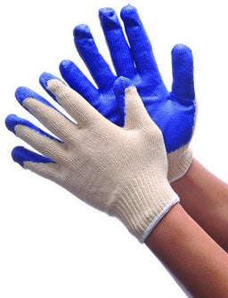 GLOVES KNIT BLUE PALM Cleaning Supplies Wholesale Distributor in Montreal Quebec
