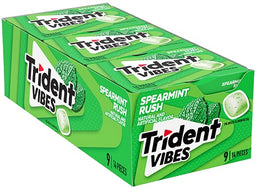 TRIDENT VIBES PACK SPEARMINT RUSH Chewing Gum Convenience and Grocery Wholesale Distributor in Montreal Quebec