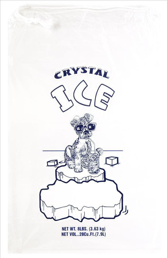 ICE BAGS #8LBS W/STRING Convenience and Grocery Store Supplies Wholesale Distributor in Montreal Quebec