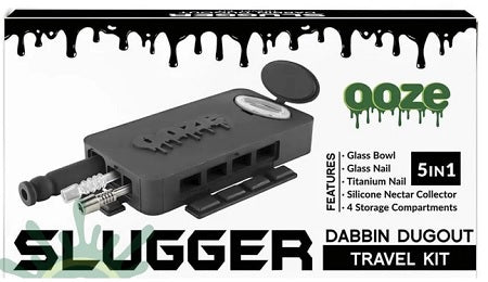 OOZE SLUGGER (BLACK) DABBIN DUGOUT Smoker Accessories Wholesale Distributor in Montreal Quebec