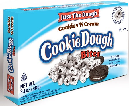 JUST THE DOUGH BITES BOX COOKIES N CREAM Chocolate Convenience and Grocery Wholesale Distributor in Montreal Quebec