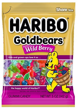 HARIBO 5OZ GOLDBEARS WILD BERRY Candy Convenience and Grocery Wholesale Distributor in Montreal Quebec