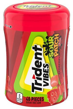 TRIDENT VIBES *BTL REDBERRY SOUR PATCH Chewing Gum Convenience and Grocery Wholesale Distributor in Montreal Quebec