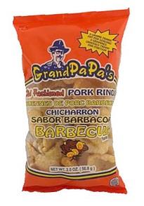 Grandpapa's Pork Rinds BBQ, 2 oz package