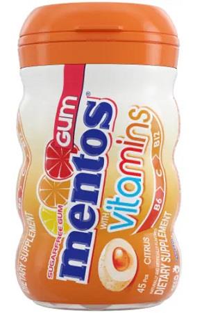 MENTOS  GUM 6CT VITAMINS CITRUS 45PC Chewing Gum Convenience and Grocery Wholesale Distributor in Montreal Quebec