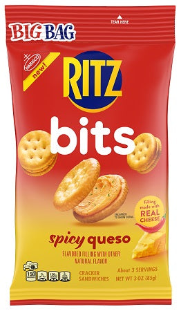 NAB BIG BAG RITZ BITS SPICY QUESO Convenience and Grocery Snacks Wholesale Distributor in Montreal Quebec