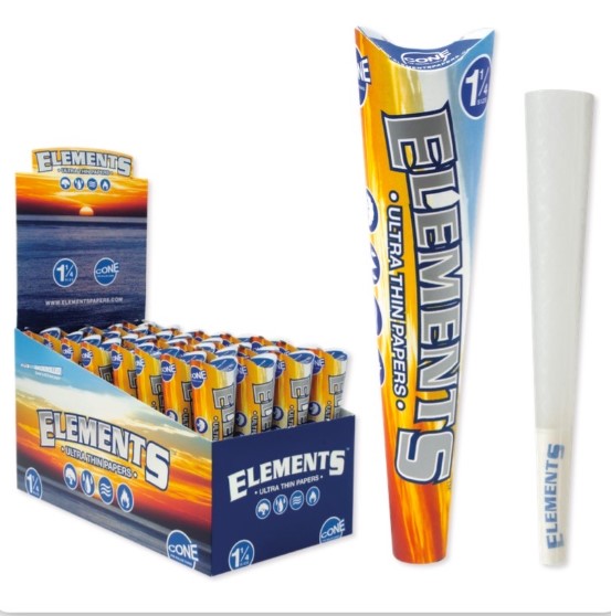 ELEMENTS CONE 1 1/4 (6PK) Smoker Accessories Wholesale Distributor in Montreal Quebec
