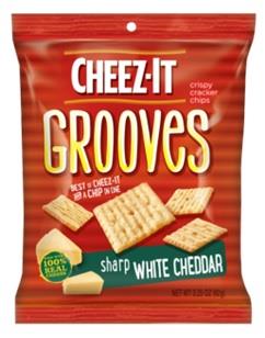 CHEEZ IT GROOVES WHITE CHEDDAR Convenience and Grocery Snacks Wholesale Distributor in Montreal Quebec