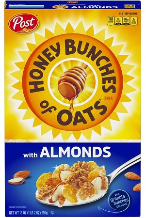 HONEY BUNCHES OF OATS ALMONDS Grocery Breakfast Cereal from Wholesale Distributor in Montreal Quebec