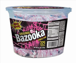 BAZOOKA ORIGINAL TUB .10 Candy Convenience and Grocery Wholesale Distributor in Montreal Quebec