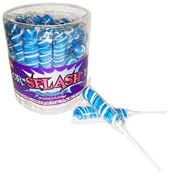 COLOR SPLASH POPS TUB (BLUE RASP) Candy Convenience and Grocery Wholesale Distributor in Montreal Quebec