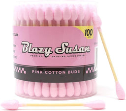 BLAZY SUSAN COTTON BUDS 100CT PINK Smoker Accessories Wholesale Distributor in Montreal Quebec
