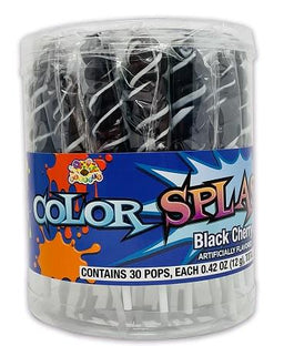 COLOR SPLASH POPS TUB (BLACK CHERRY) Candy Convenience and Grocery Wholesale Distributor in Montreal Quebec