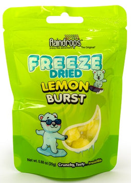 RAINDROPS FREEZE DRIED LEMON BURST Novelty Candy Convenience and Grocery Wholesale Distributor in Montreal Quebec