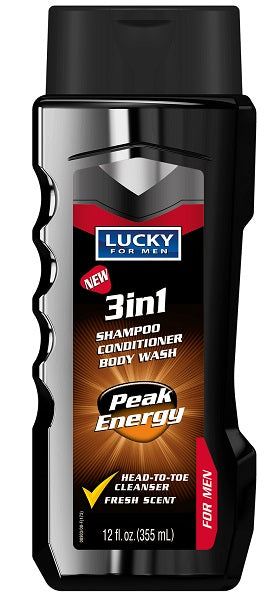 LUCKY MENS BODY WASH PEAK ENERGYPersonal Care Products Wholesale Distributor in Montreal Quebec
