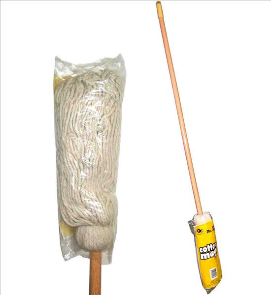 MOP WITH WOOD STICK #32 Cleaning Supplies Wholesale Distributor in Montreal Quebec