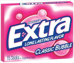 EXTRA PTY PK CLASSIC BUBBLE Chewing Gum Convenience and Grocery Wholesale Distributor in Montreal Quebec