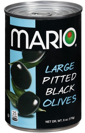OLIVES BLACK LARGE CAN-MARIO Canned Grocery Products from Wholesale Distributor in Montreal Quebec