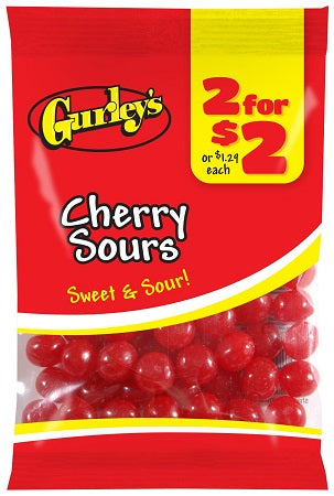 GURLEY'S 2/$2 CHERRY SOURS Candy Convenience and Grocery Wholesale Distributor in Montreal Quebec