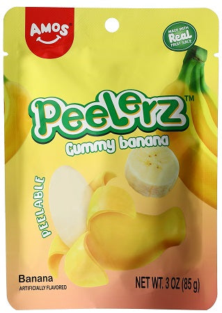 PEELERZ 3OZ PEG GUMMY BANANA Candy Convenience and Grocery Wholesale Distributor in Montreal Quebec