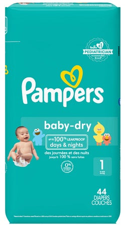 PAMPERS BABY DRY #1 8-14LB Baby Products Canadian Wholesale Distributor in Montreal Quebec