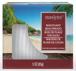 STAR LYTES CANDLE MAHOGANY BEACHWOOD Household Products Wholesale Distributor in Montreal Quebec