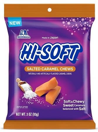 HI-SOFT PEG BAG SALTED CARAMEL CHEWS Candy Convenience and Grocery Wholesale Distributor in Montreal Quebec