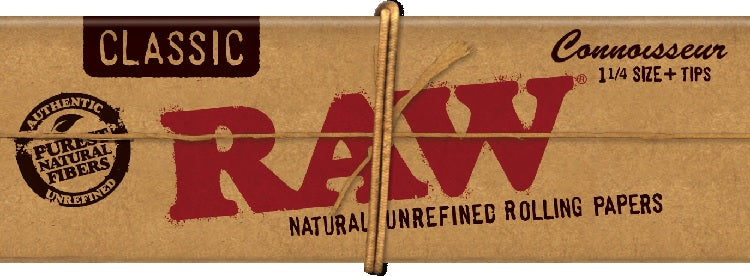 RAW  PAPER CONNOISSEUR 1 1/4 Smoker Accessories Wholesale Distributor in Montreal Quebec