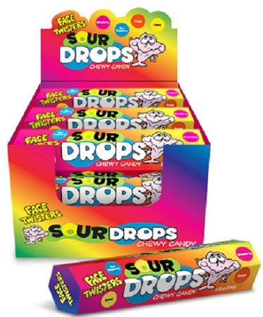 FACE TWISTERS SOUR DROPS CHEWY CANDY Candy Convenience and Grocery Wholesale Distributor in Montreal Quebec