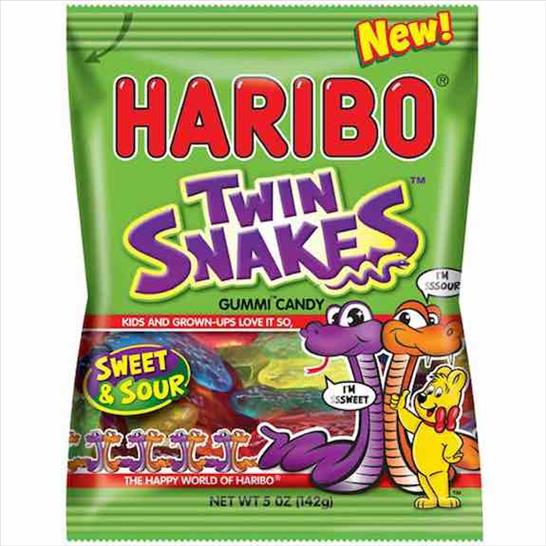HARIBO 5OZ TWIN SNAKES Candy Convenience and Grocery Wholesale Distributor in Montreal Quebec