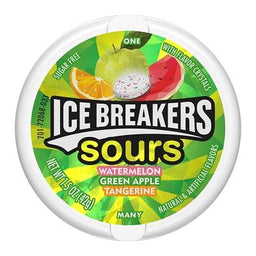 ICE BREAKER*TIN*SOUR FRUIT Mints Convenience and Grocery Wholesale Distributor in Montreal Quebec