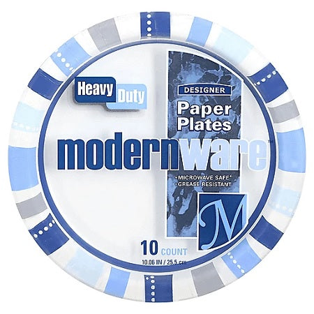 PAPER PLATES 10 1/16" HD DESIGN Cleaning Supplies Wholesale Distributor in Montreal Quebec